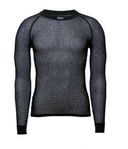 tričko dlhý rukáv Brynje SUPER THERMO shirt sieťovina čierne