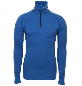 rolák so zipsom Brynje ARCTIC DOUBLE zip polo shirt sv.modrá