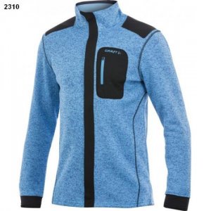 mikina Craft Warm Jacket modrá