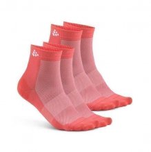 ponožky Craft Cool Mid 2-pack oranžové