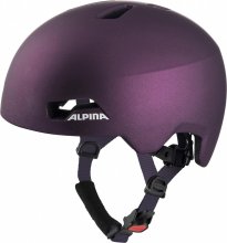 detská cyklistická prilba Alpina HACKNEY tmavá fialová