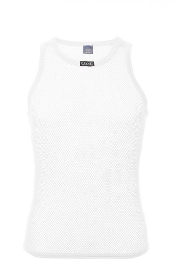 tielko Brynje SUPER THERMO sieťovina, A-shirt biele - Kliknutím na obrázok zatvorte -