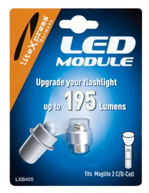 Led modul LiteXpress pre Mag-lite 2 C/D-cell