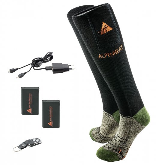 vyhrievané ponožky Alpenheat Fire socks AJ27RC - Kliknutím na obrázok zatvorte -