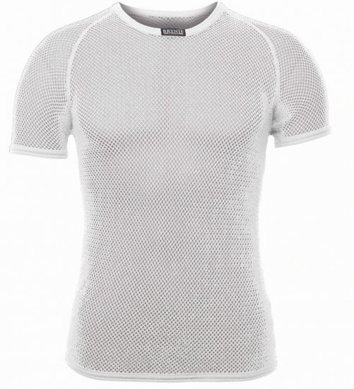 tričko Brynje SUPER THERMO sieťovina, T-shirt biele - Kliknutím na obrázok zatvorte -